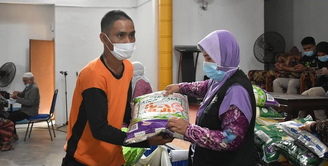 Kit Sinar Kasih Ramadan Perkampungan Orang Asli Sungai Pergam (Covid) — gambar 3